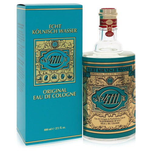 4711 by 4711Eau De Cologne (Unisex) 27 oz 27 oz / 800 ml / Alcohol, Amber, Woody, Aldehyde, Oils Unisex