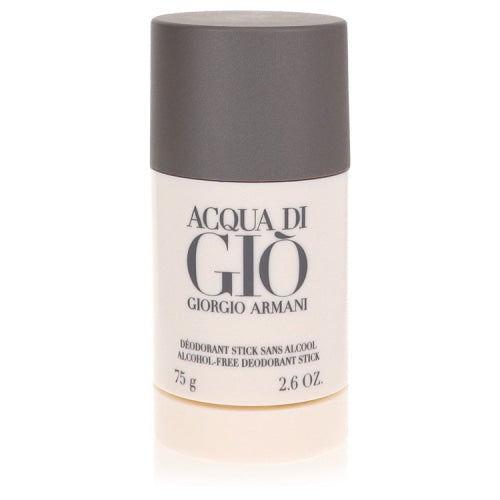 Acqua Di Gio by Giorgio ArmaniDeodorant Stick 2.6 oz 2.6 oz / 77 ml / Alcohol, Amber, Woody, Aldehyde, Oils Men