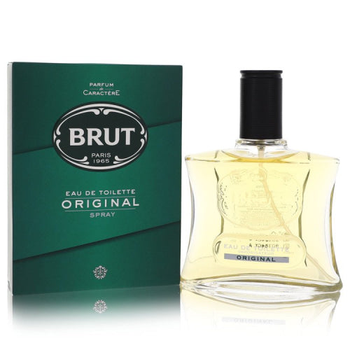 Brut by FabergeEau De Toilette Spray (Original Glass Bottle) 3.4 oz 3.4 oz / 100 ml / Alcohol, Amber, Woody, Aldehyde, Oils Men
