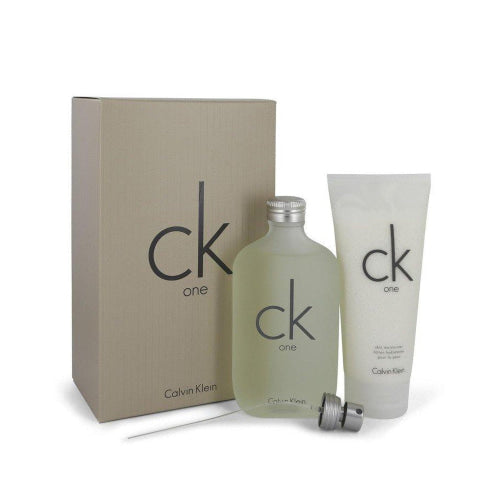 CK ONE by Calvin Klein Gift Set -- 6.7 oz Eau De Toilette Spray + 6.7 oz Body Moisturizer β-- Gift Set