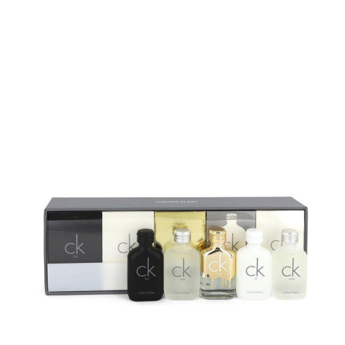 CK ONE by Calvin Klein Gift Set -- Deluxe Travel Set Includes Two CK One Travel Mini’s Plus one of each of CK Be CK One Gold and CK All all