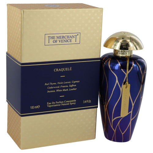Craquele by The Merchant of VeniceEau De Parfum Spray (Unisex) 3.4 oz 3.4 oz / 100 ml / Alcohol, Amber, Woody, Aldehyde, Oils Unisex