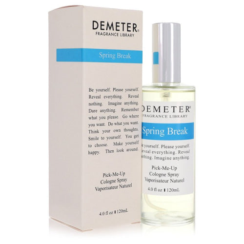Demeter Spring Break by DemeterCologne Spray 4 oz 4 oz / 120 ml / Alcohol, Amber, Woody, Aldehyde, Oils Women