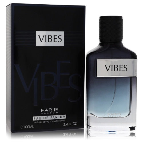 Fariis Vibes by Fariis ParfumEau De Parfum Spray 3.4 oz 3.4 oz / 100 ml / Alcohol, Amber, Woody, Aldehyde, Oils Men