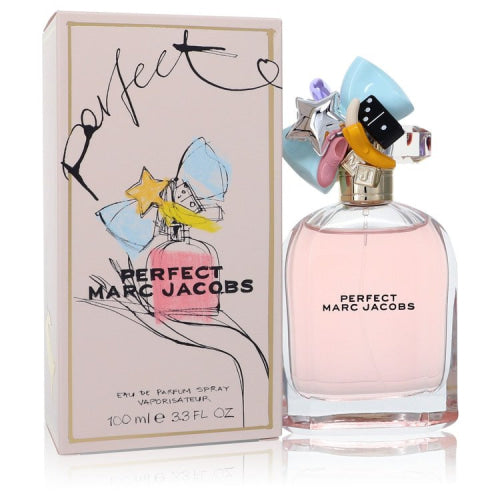 Marc Jacobs Perfect by Marc JacobsEau De Parfum Spray 3.3 oz 3.3 oz / 100 ml / Alcohol, Amber, Woody, Aldehyde, Oils Women