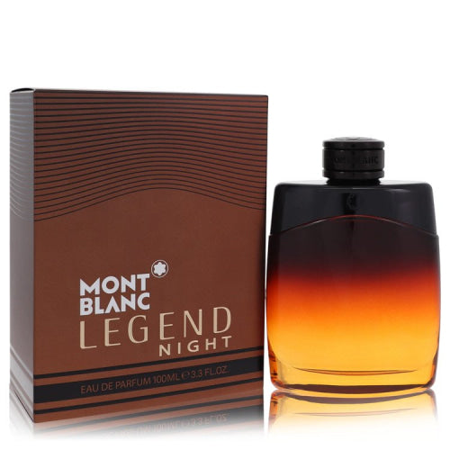 Montblanc Legend Night by Mont BlancEau De Parfum Spray 3.3 oz 3.3 oz / 100 ml / Alcohol, Amber, Woody, Aldehyde, Oils Men
