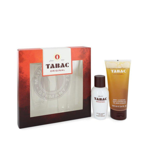 TABAC by Maurer & Wirtz Gift Set -- 1.7 oz After Shave Lotion + 3.4 oz Shower Gel After Shave