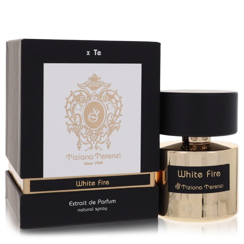 White Fire by Tiziana TerenziExtrait De Parfum Spray (Unisex) 3.38 oz 3.38 oz / 100 ml / Alcohol, Amber, Woody, Aldehyde, Oils Unisex