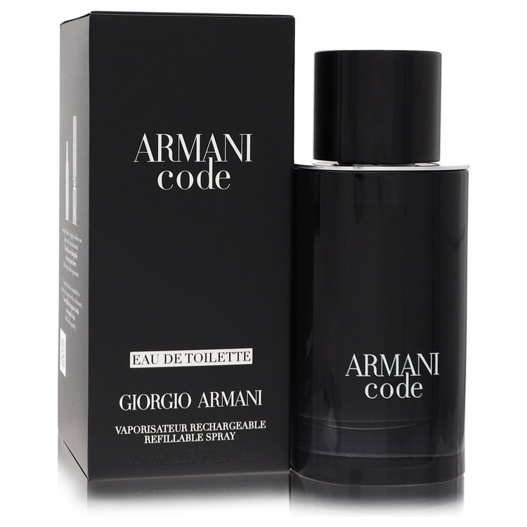 Armani Code by Giorgio ArmaniEau De Toilette Spray Refillable 2.5 oz