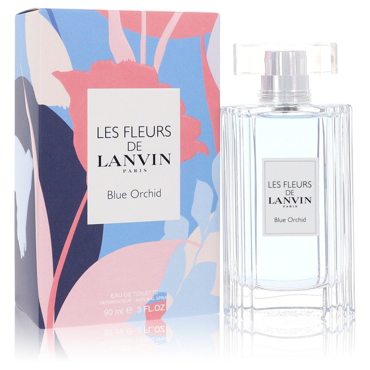 Les Fleurs De Lanvin Blue Orchid by LanvinEau De Toilette Spray 3 oz