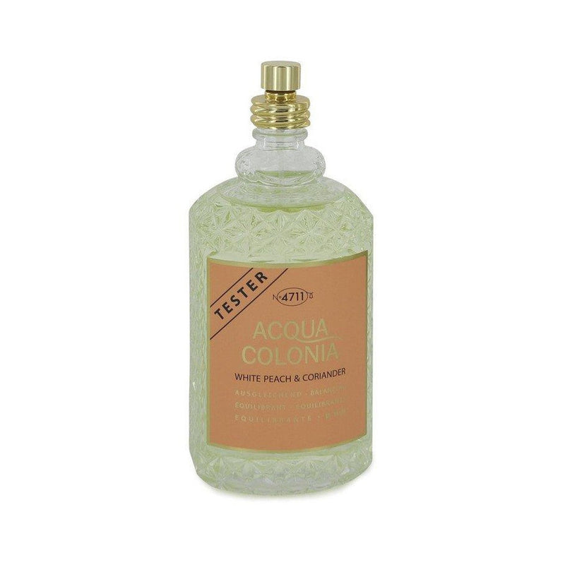 4711 Acqua Colonia White Peach & Coriander by 4711 Eau De Cologne Spray (Unisex Tester) 5.7 oz