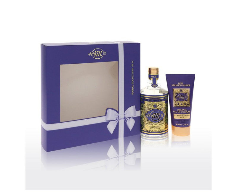 4711 Lilac by 4711Gift Set (Unisex) -- 3.4 oz Eau De Cologne Spray + 1.7 oz Shower Gel