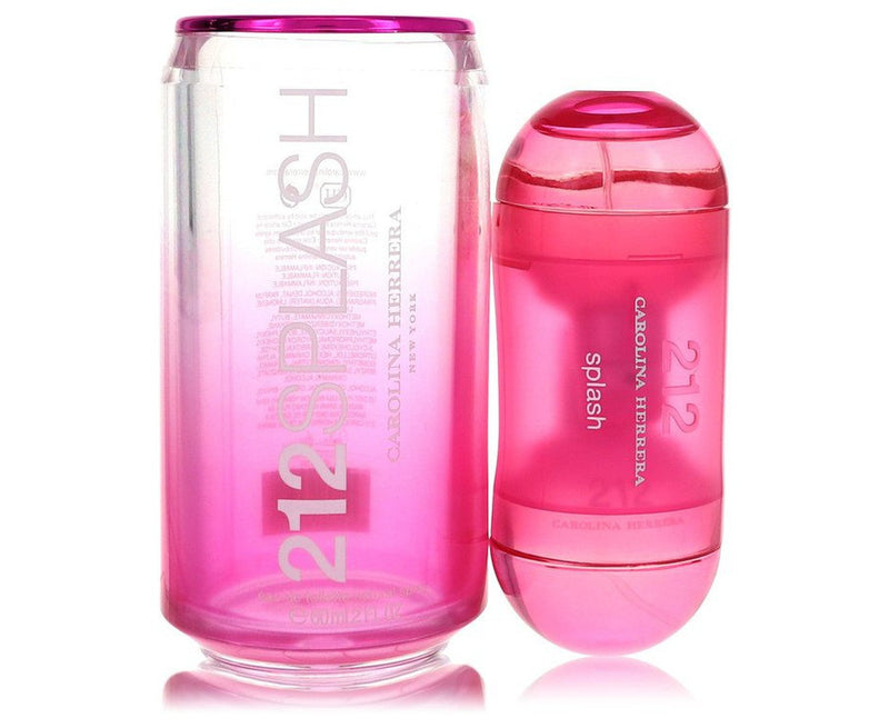 212 Splash by Carolina HerreraEau De Toilette Spray (Pink )unboxed 2 oz