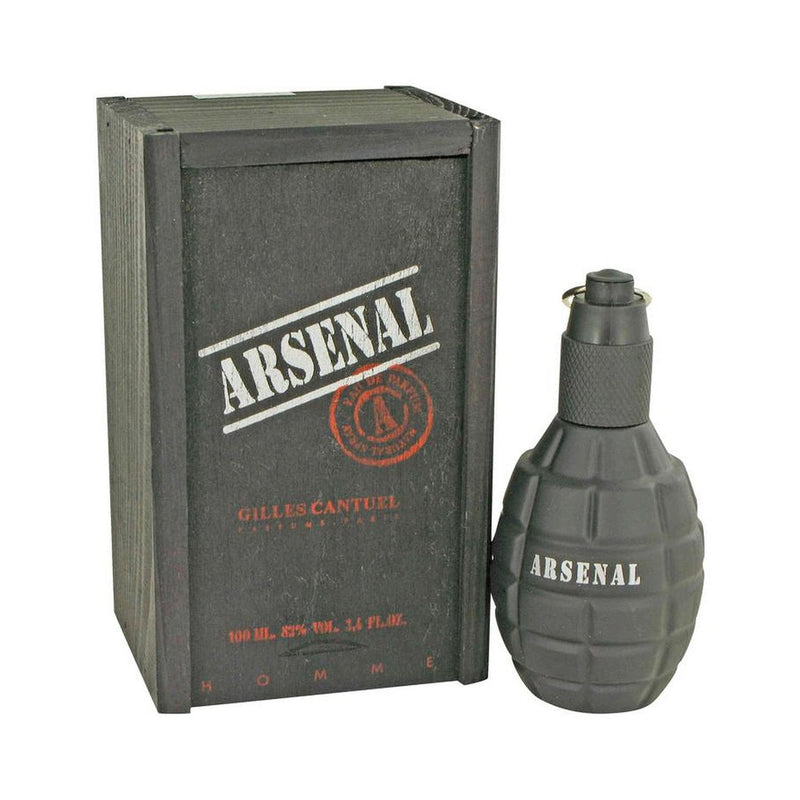 Arsenal Black by Gilles Cantuel Eau De Parfum Spray 3.4 oz