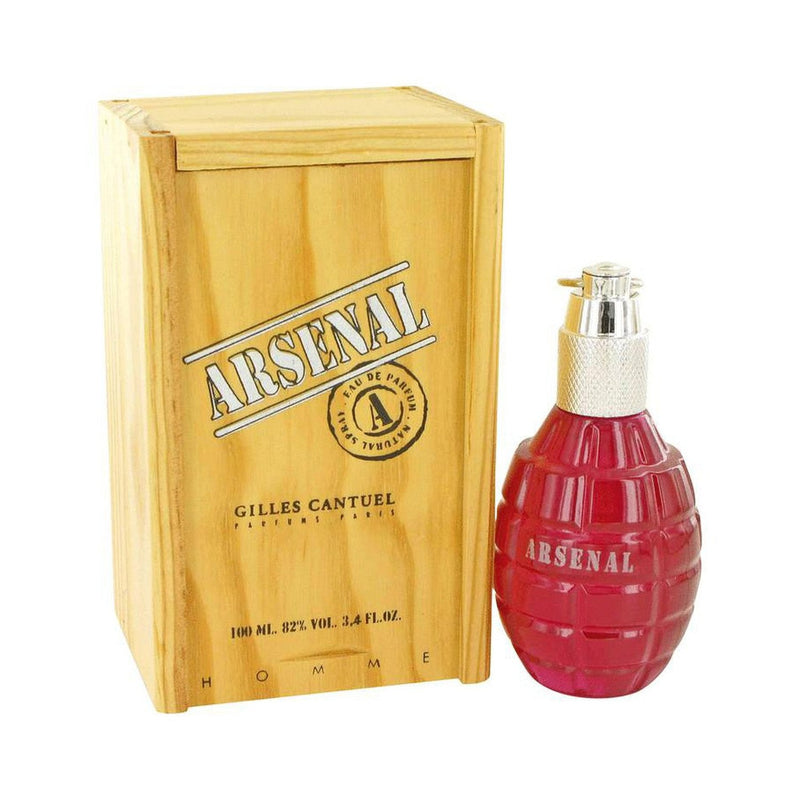 Arsenal Dark Red by Gilles Cantuel Eau De Parfum Spray 3.4 oz