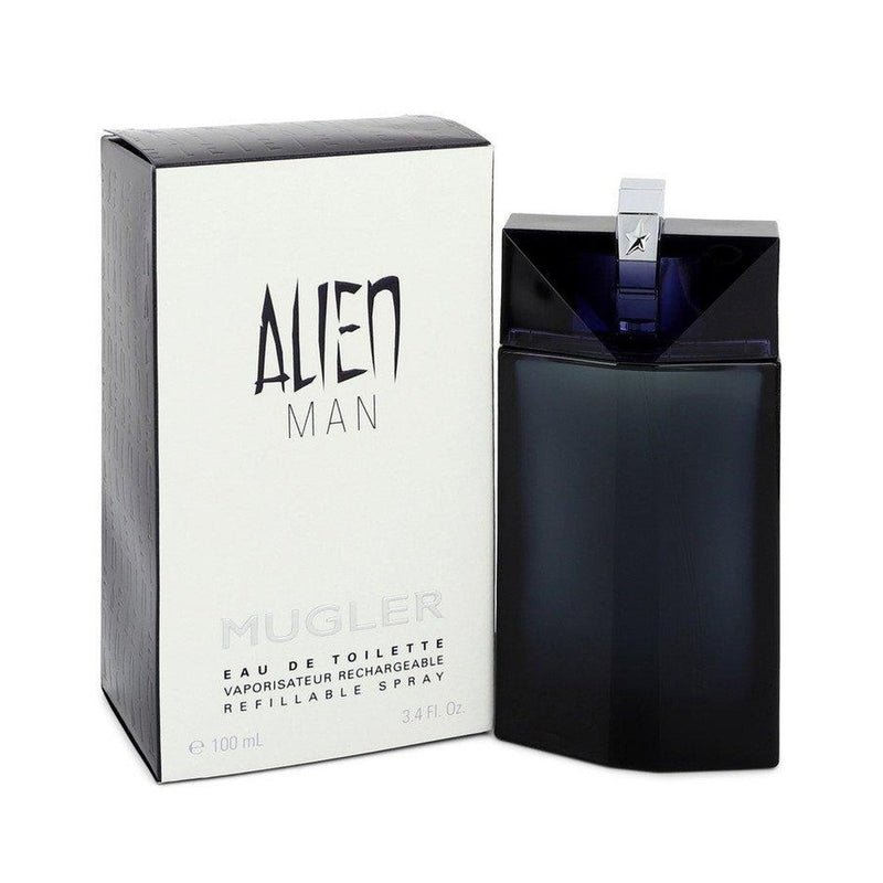 Alien Man by Thierry Mugler Eau De Toilette Refillable Spray 3.4 oz