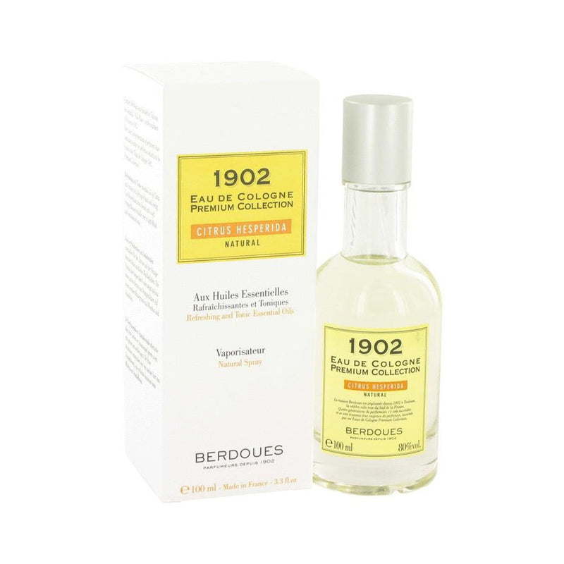 1902 Natural by Berdoues Eau De Cologne Spray (Unisex) 3.3 oz