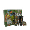 Ed Hardy by Christian Audigier Gift Set -- 3.4 oz Eau De Toilette Spray + 3 oz Shower Gel + .25 oz Mini EDT + Keychain