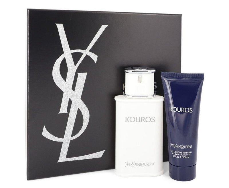 KOUROS by Yves Saint Laurent Gift Set -- 3.3 oz Eau De Toilette Spray + 3.3 oz Gel de Ducha