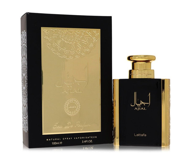 Lattafa Ajial Cologne By Lattafa Eau De Parfum Spray3.4 oz Eau De Parfum Spray