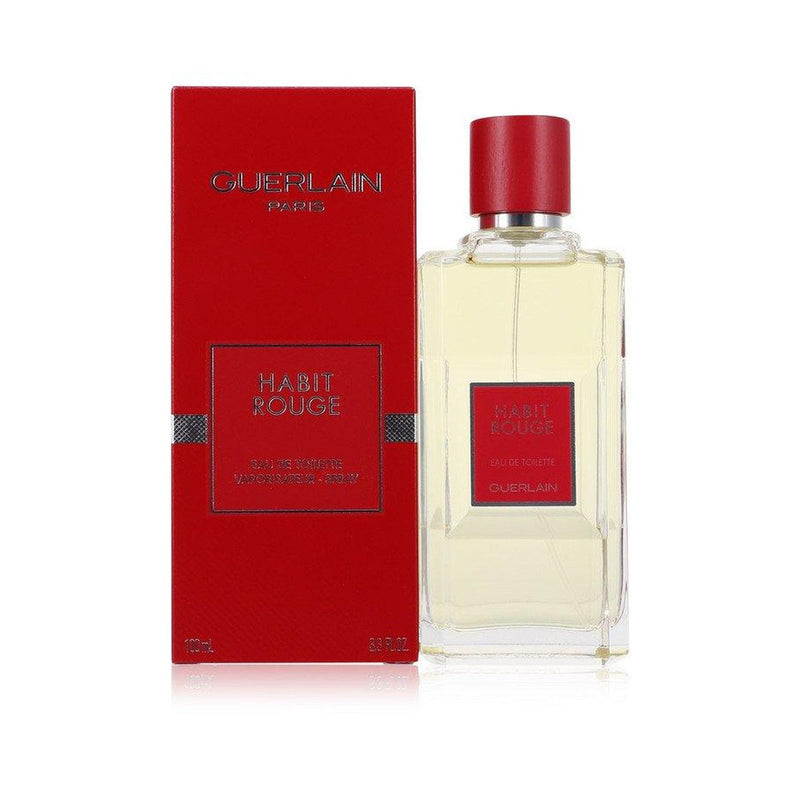 HABIT ROUGE by Guerlain Cologne / Eau De Toilette Spray 3.4 oz