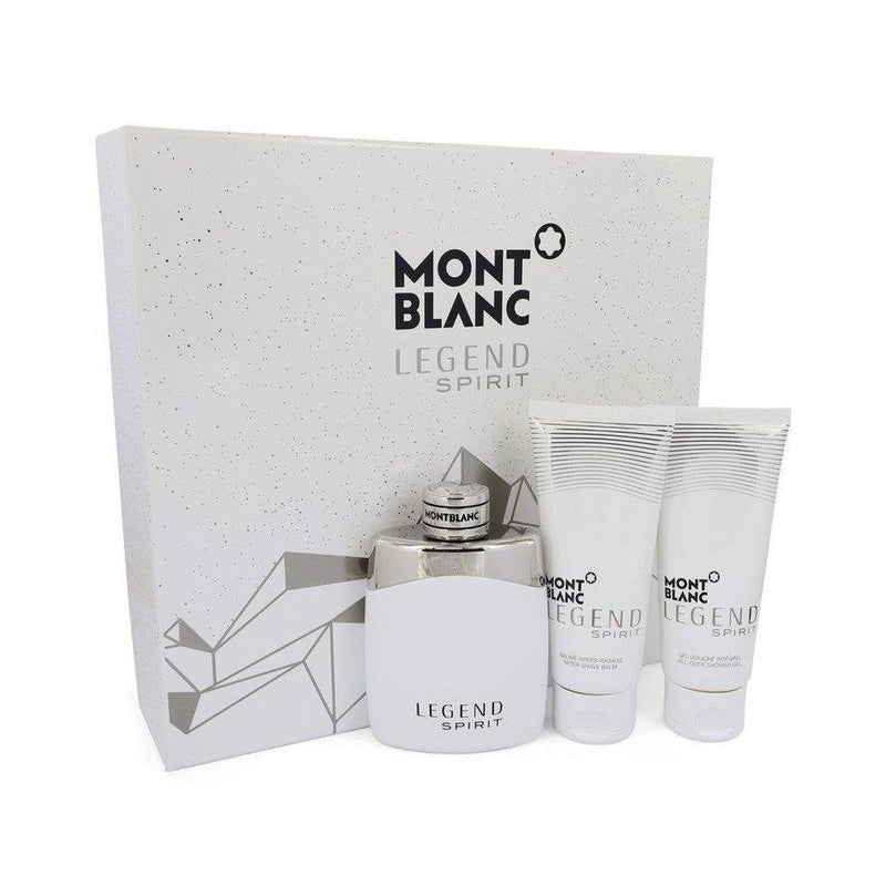 Montblanc Legend Spirit by Mont Blanc Gift Set -- 3.3 oz Eau De Toilette Spray + 3.3 oz After Shave Balm + 3.3 oz Shower Gel