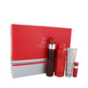 Perry Ellis 360 Red by Perry Ellis Gift Set -- 3.4 oz Eau De Toilette Spray + .25 oz Mini EDT Spray + 6.8 oz Body Spray + 3 oz Shower Gel