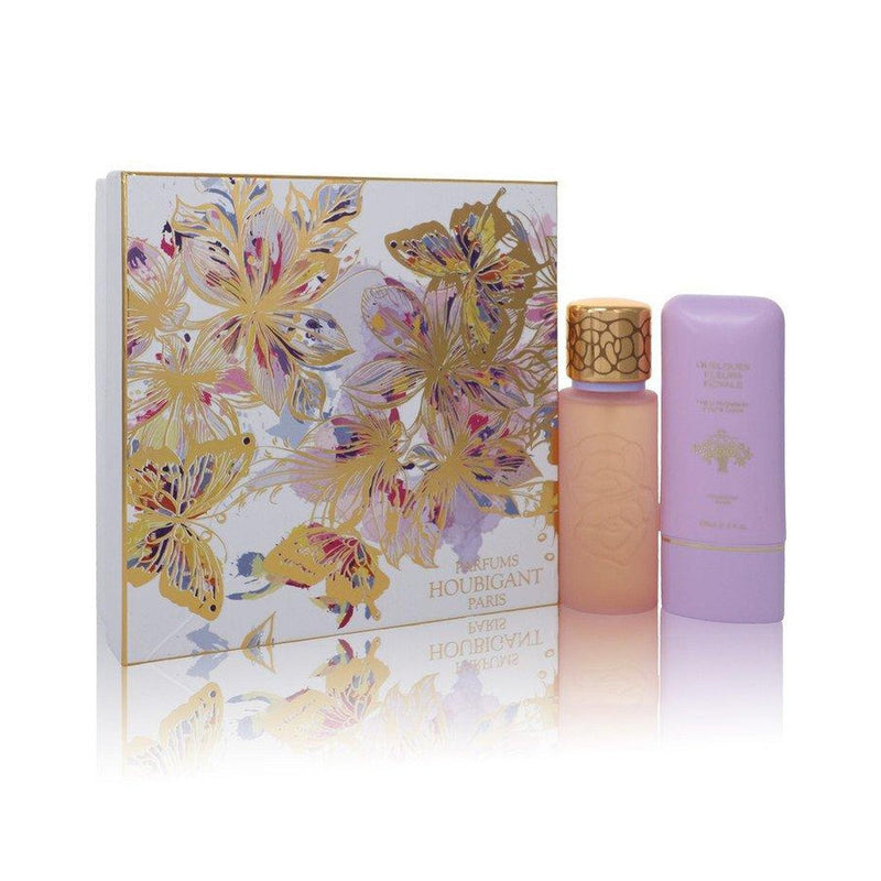 QUELQUES FLEURS Royale by Houbigant Gift Set -- 3.3 oz Eau De Parfum Spray + 5.1 oz Body Lotion