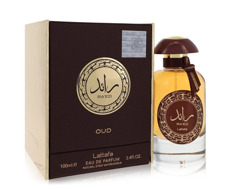 Raed Oud Perfume By Lattafa Eau De Parfum Spray (Unisex)3.4 oz Eau De Parfum Spray