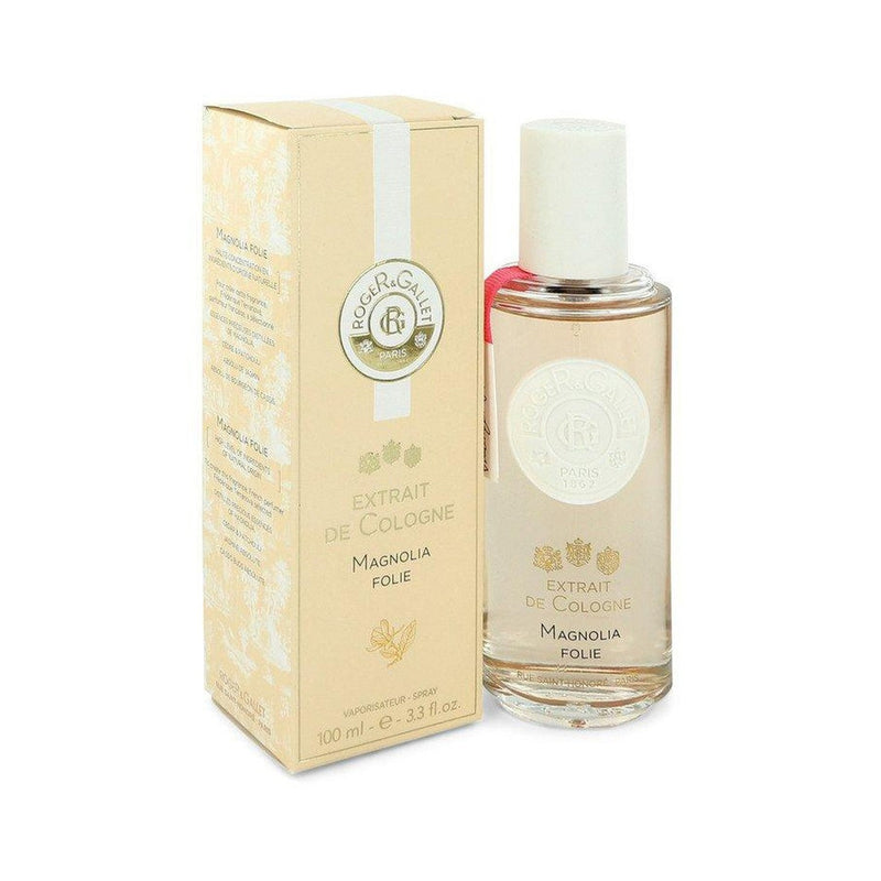 Roger & Gallet Magnolia Folie by Roger & Gallet Extrait De Cologne Spray 3.3 oz