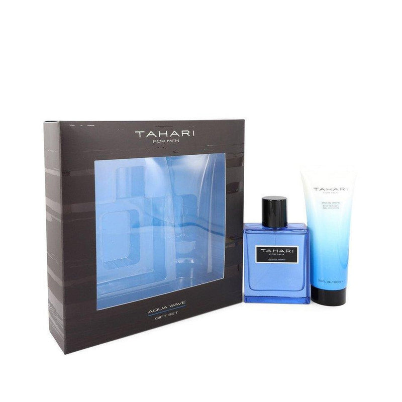 Tahari Aqua Wave by Tahari Gift Set -- 3.4 oz Eau De Toilette Spray + 3.4 oz Shower Gel