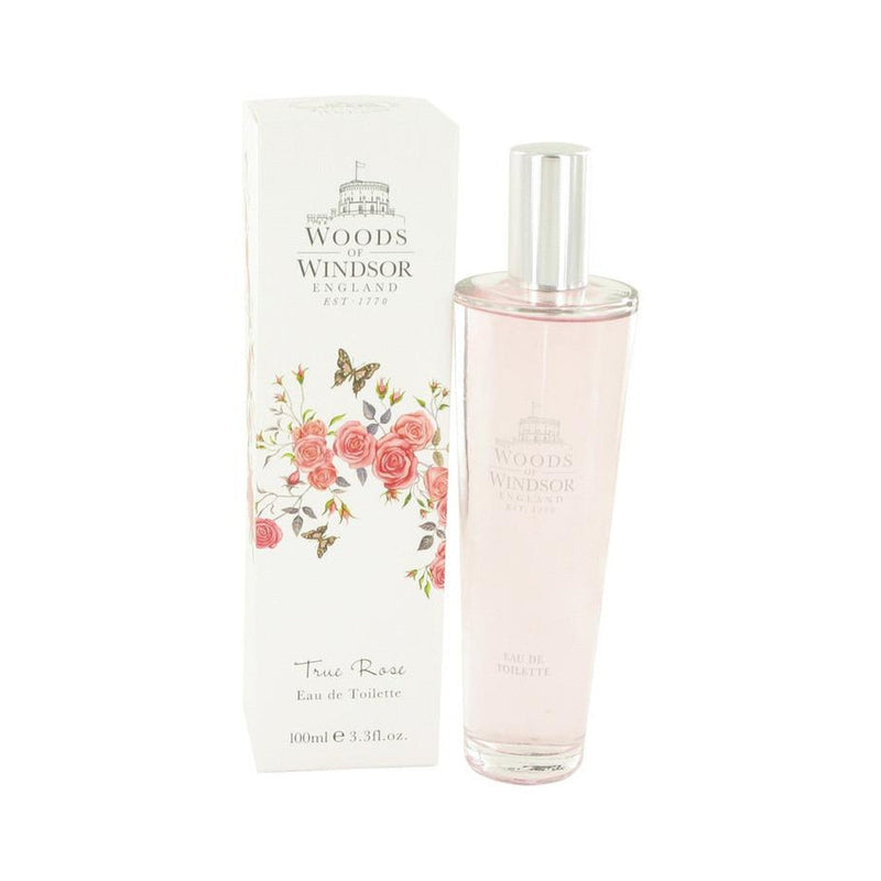 True Rose by Woods of Windsor Eau De Toilette Spray 3.3 oz