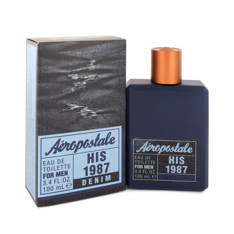 Aeropostale His 1987 Denim by Aeropostale Eau De Toilette Spray 3.4 oz