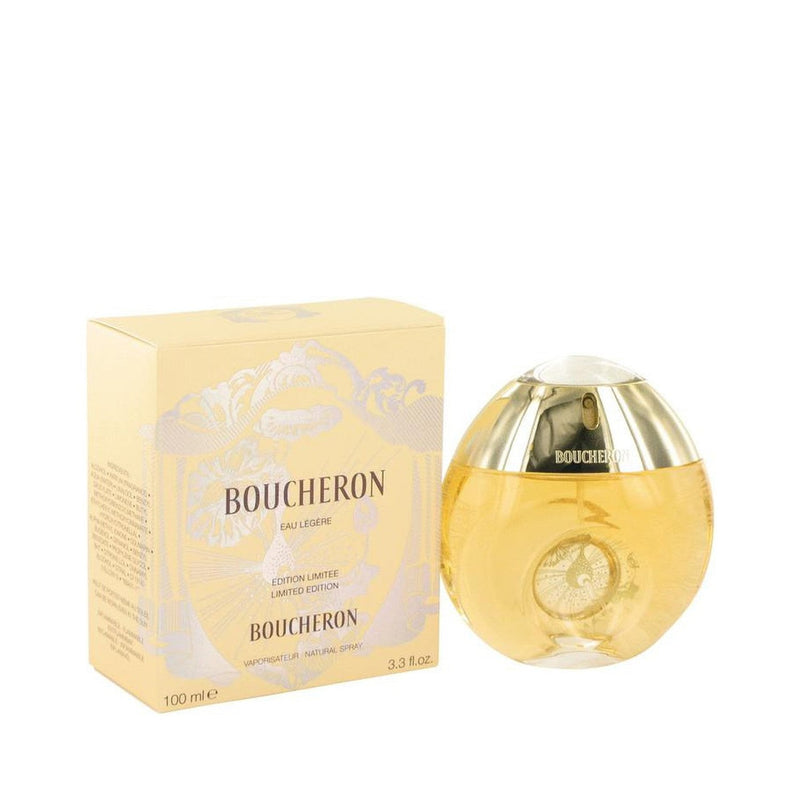 Boucheron Eau Legere by Boucheron Eau De Toilette Spray (Yellow Bottle, Bergamote, Genet, Narcisse, Musc) 3.3 oz