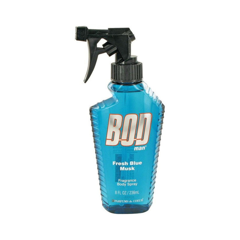 Bod Man Fresh Blue Musk by Parfums De Coeur Body Spray 8 oz