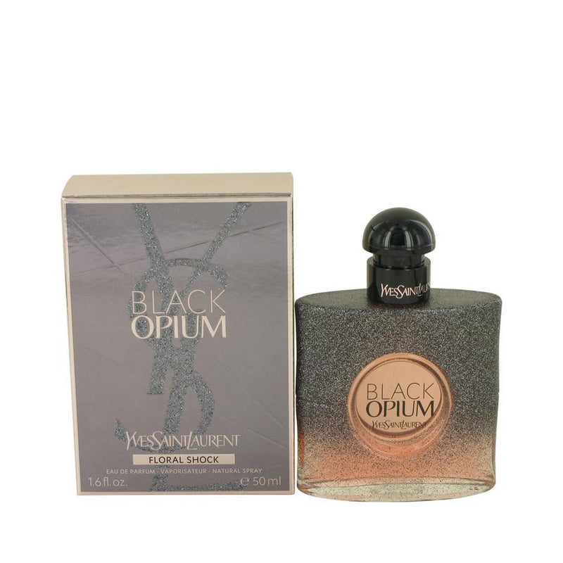 Black Opium Floral Shock by Yves Saint Laurent Eau De Parfum Spray 1.7 oz