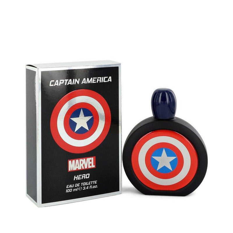 Captain America Hero by Marvel Eau De Toilette Spray 3.4 oz