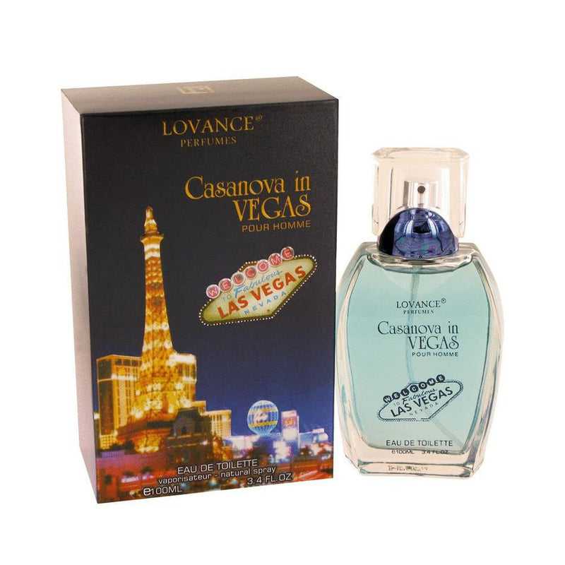 Casanova in Vegas by Lovance Eau De Toilette Spray 3.4 oz