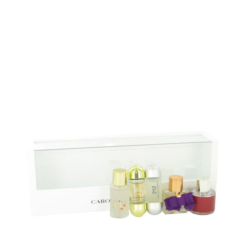 CH Carolina Herrera by Carolina Herrera Gift Set -- Mini Set includes 212, 212 VIP, CH, CH Eau De Parfum Sublime, and CH L'eau in beautiful gift box.