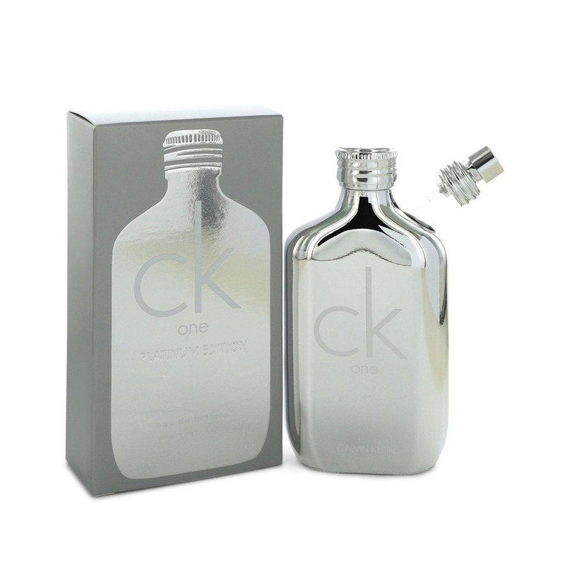 CK One Platinum by Calvin Klein Eau De Toilette Spray (Unisex) 3.4 oz