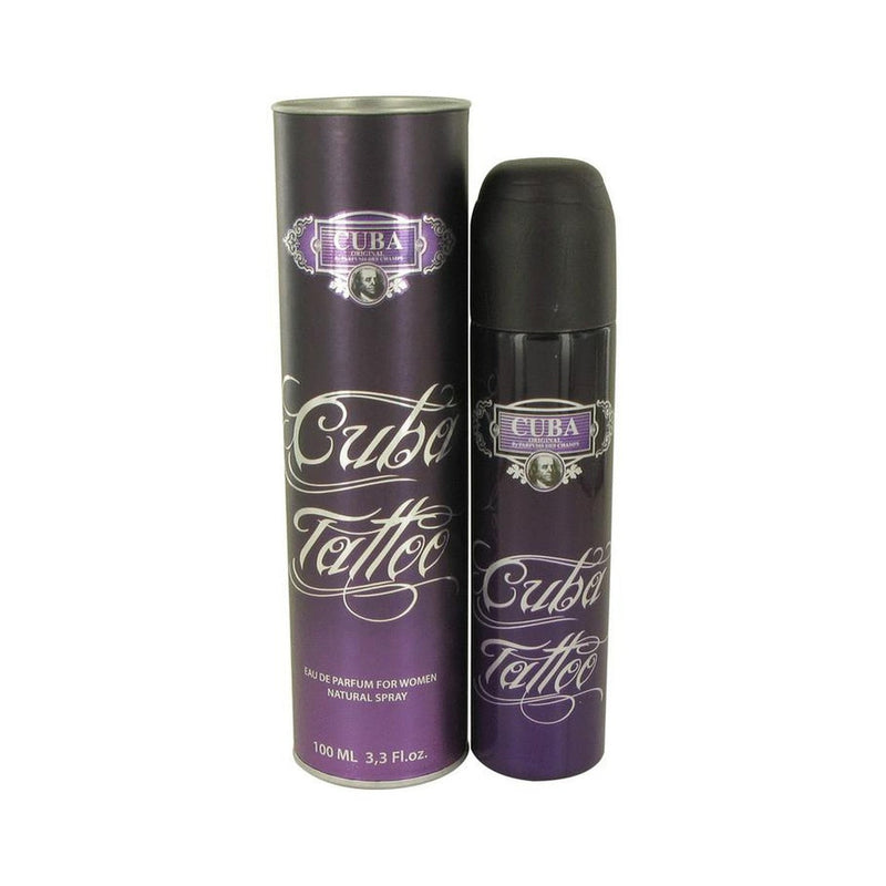 Cuba Tattoo by Fragluxe Eau De Parfum Spray 3.4 oz