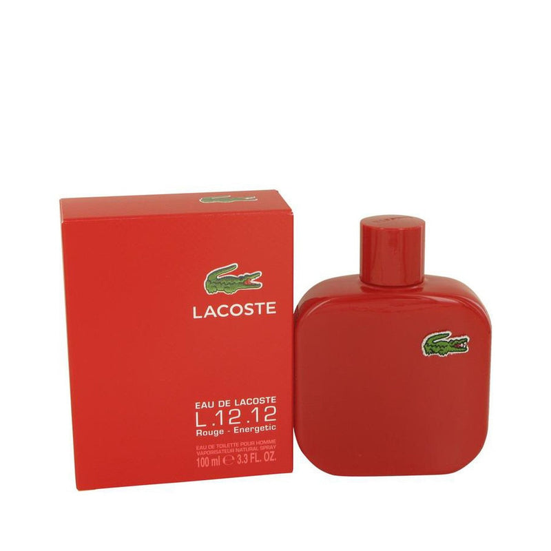 Lacoste Eau De Lacoste L.12.12 Rouge by Lacoste Eau De Toilette Spray 3.3 oz