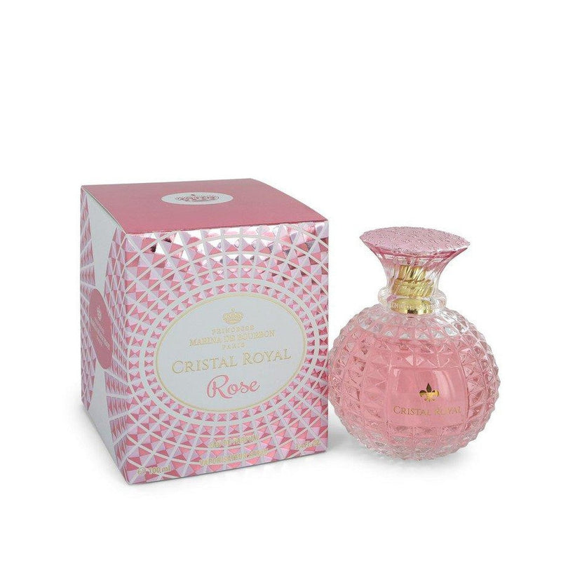 Marina De Bourbon Cristal Royal Rose by Marina De Bourbon Eau De Parfum Spray 3.4 oz