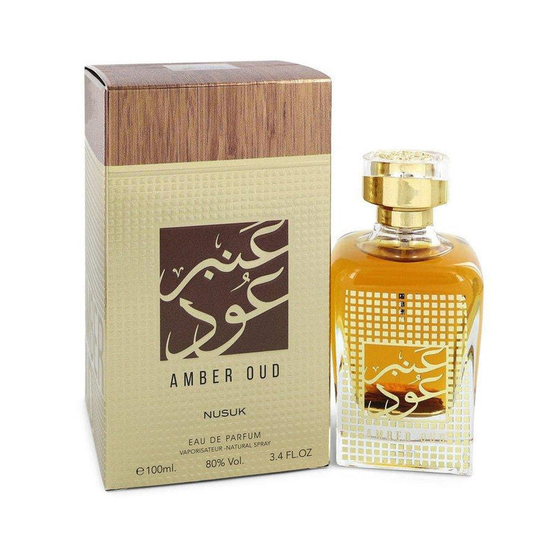 Nusuk Amber oud by Nusuk Eau De Parfum Spray 3.4 oz