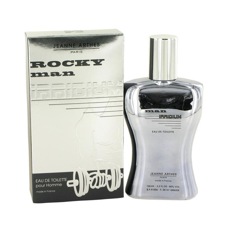 Rocky Man Irridium by Jeanne Arthes Eau De Toilette Spray 3.4 oz