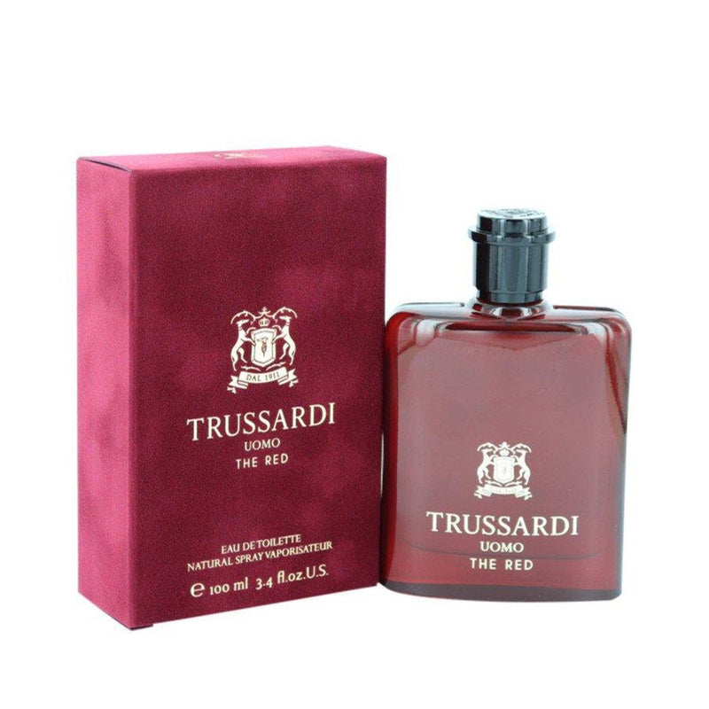 Trussardi Uomo The Red by Trussardi Eau De Toilette Spray 3.4 oz