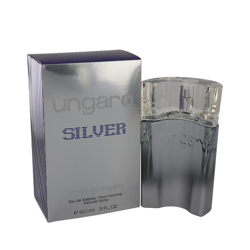 Ungaro Silver by Ungaro Eau De Toilette Spray 3 oz