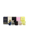 Bright Crystal by Versace Gift Set -- Miniature Collection Includes Versace Yellow Diamond, Bright Crystal, Crystal Noir, Eros and Pour Femme Dylan Blue all .17 oz sizes.