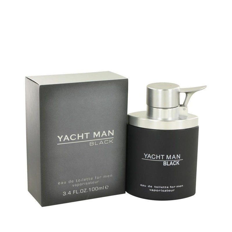 Yacht Man Black by Myrurgia Eau De Toilette Spray 3.4 oz