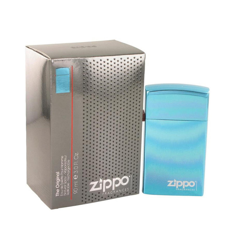 Zippo Blue by Zippo Eau De Toilette Refillable Spray 3 oz